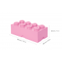 LEGO STORAGE BOX 8 Úložný box světle modrý
