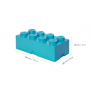 LEGO STORAGE BOX 8 Úložný box azurový