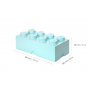 LEGO STORAGE BOX 8 Úložný box aqua