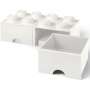LEGO STORAGE BOX 8 Úložný box bílý s šuplíky