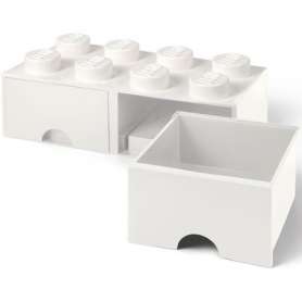 LEGO® STORAGE BOX 8 Úložný box bílý s šuplíky