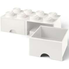 LEGO® STORAGE BOX 8 Úložný box bílý s šuplíky