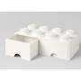 LEGO STORAGE BOX 8 Úložný box bílý s šuplíky