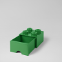 LEGO STORAGE BOX 4 Úložný box zelený s šuplíky