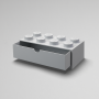 LEGO STORAGE Stolní box 8 se zásuvkou světle šedý